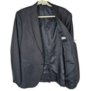 Calvin‎ Klein Men's Black Suit Jacket Blazer Size L Regular